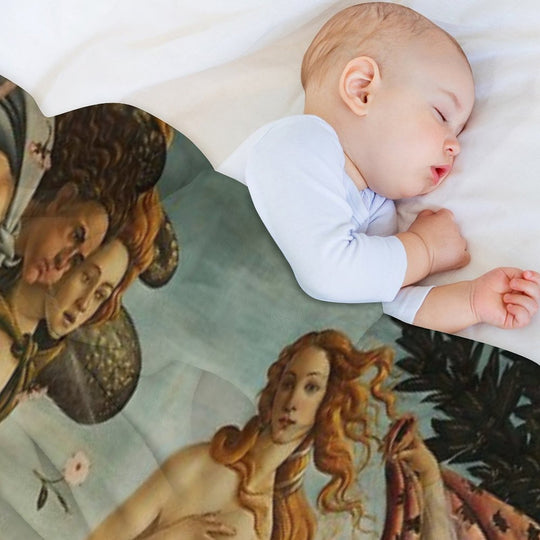 Sandro Botticelli -Birth of Venus Machine-washable Throw Blanket