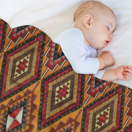 Pattern Design Shrink-resistant Throw Blanket