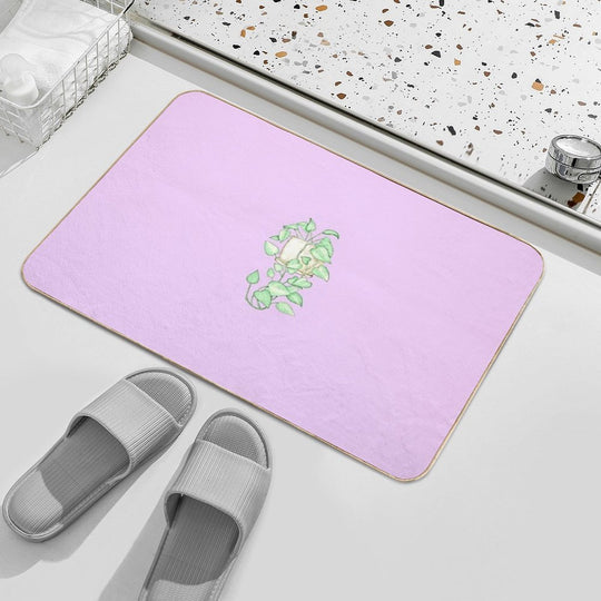 Hearts & Vines Thistle Me Pothos  Anti-Trip Bath Mat