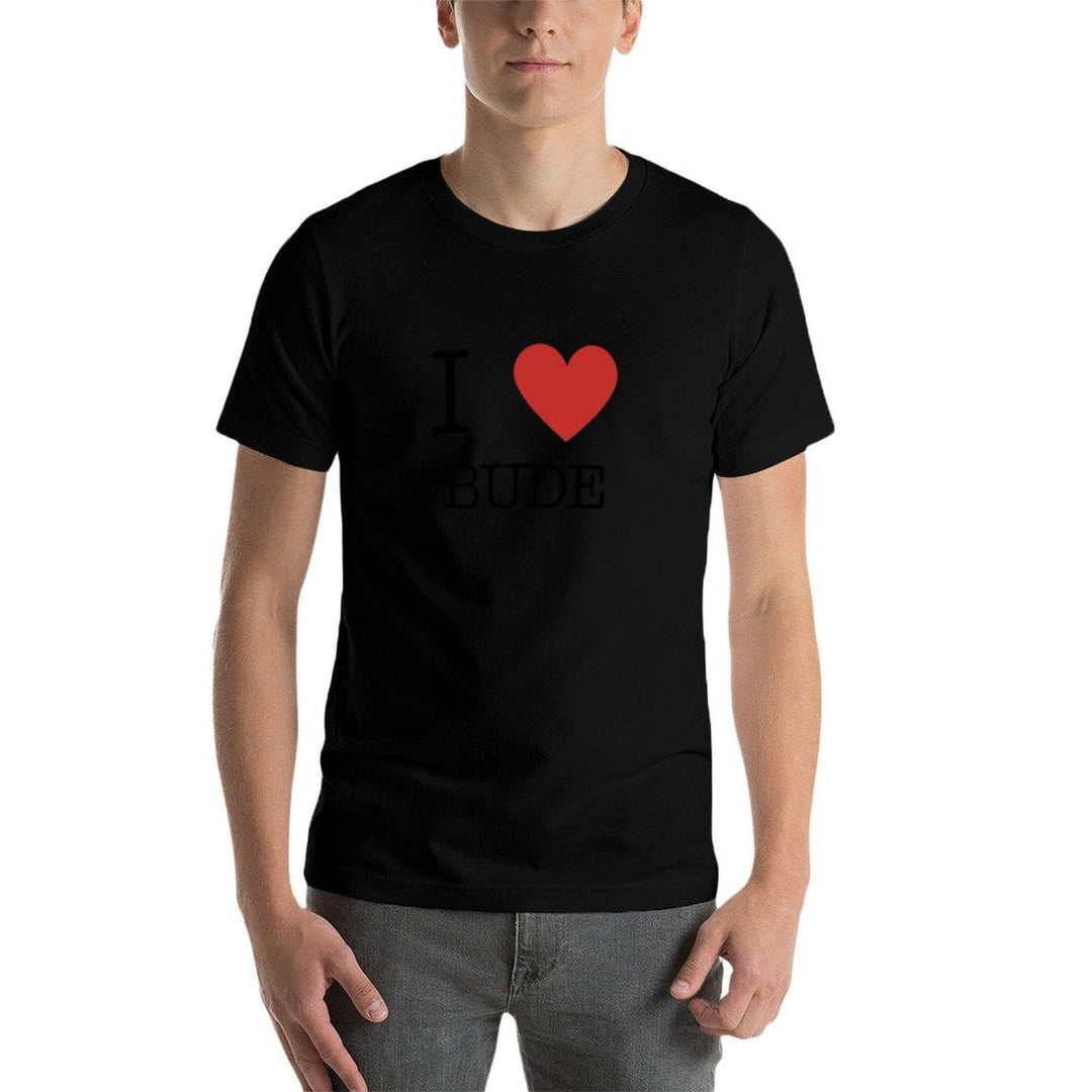 I Heart Bude  Lightweight T-Shirt
