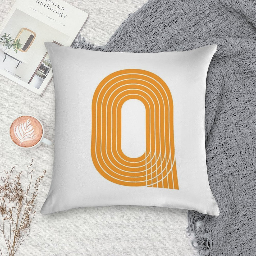 Track Life - Minimalist Runner Tee Soft Durable Construction Throw Pillow