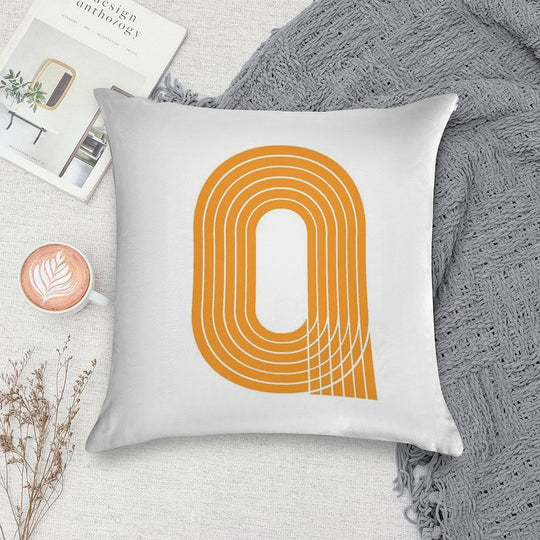 Track Life - Minimalist Runner Tee Soft Durable Construction Throw Pillow