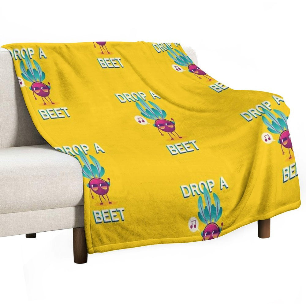 Drop A Beet Easy Care Throw Blanket