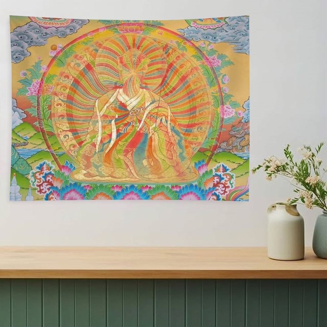 Dzogchen Rainbow Body Thangka Tapestry