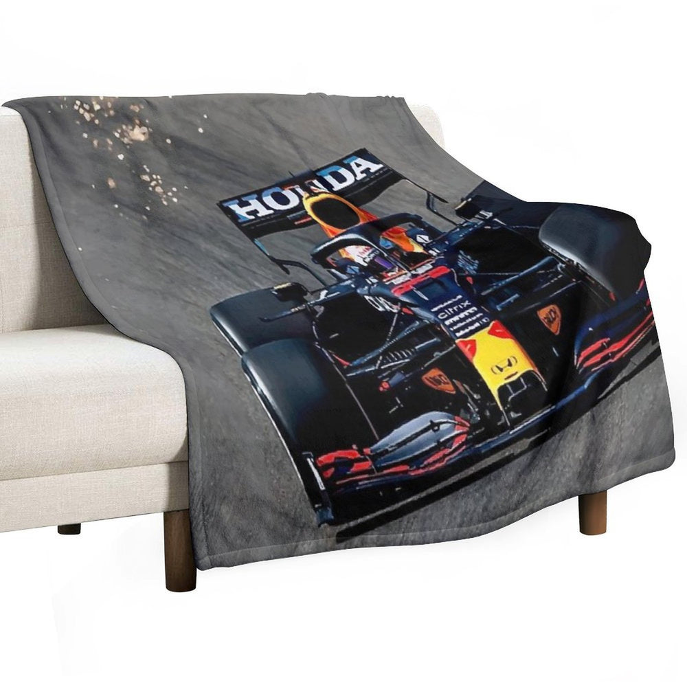 Max Verstappen Sparks  - F1 Comfort Throw Blanket