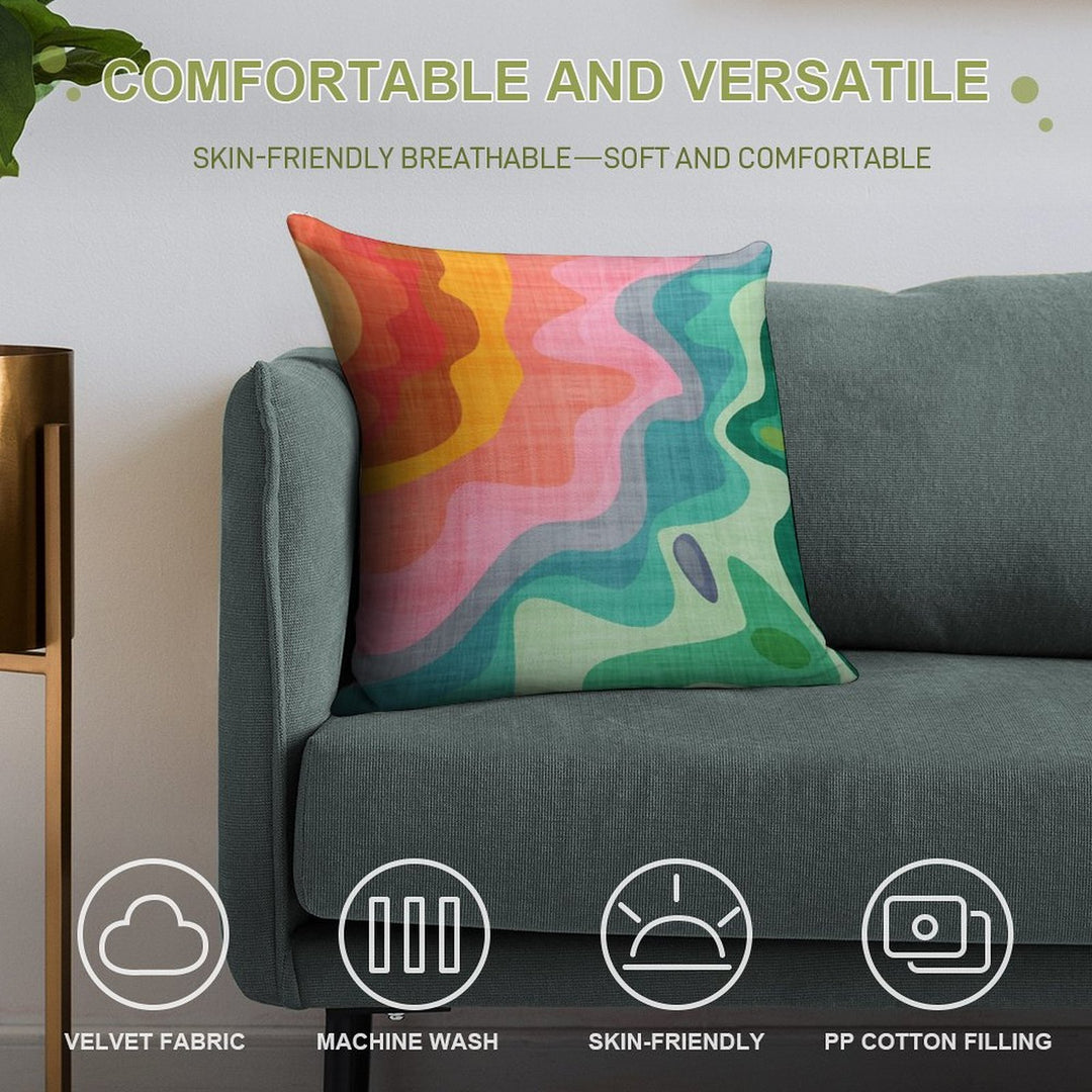 Flouncy Flouncy Soft Warmth Comfort Throw Pillow