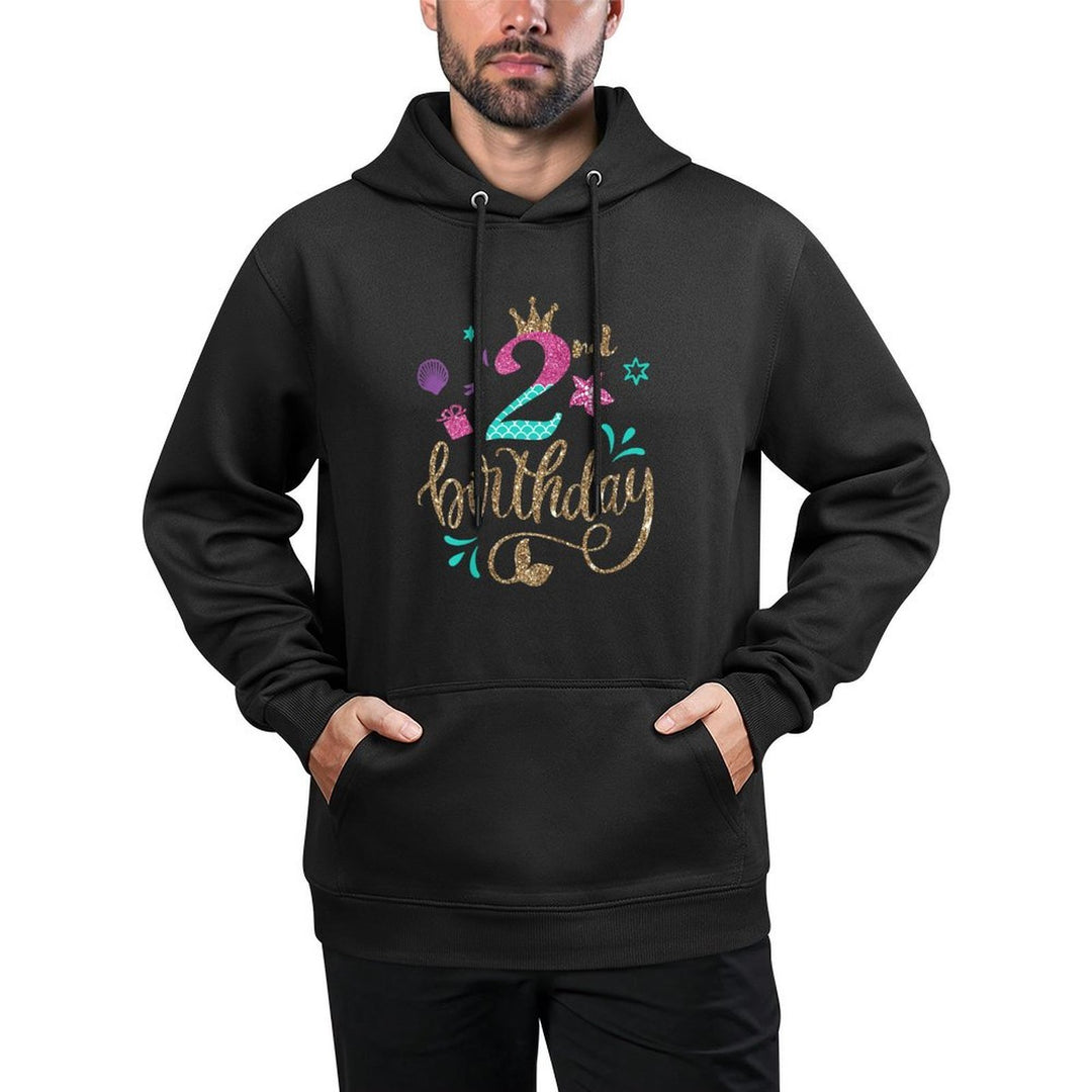 Kids Birthday Mermaid T For 2 Years Old Gift For Girls Adjustable Hood Hoodie