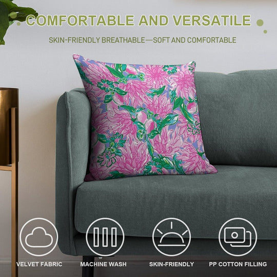 The Pink Trends Soft Home Decor Throw Pillow