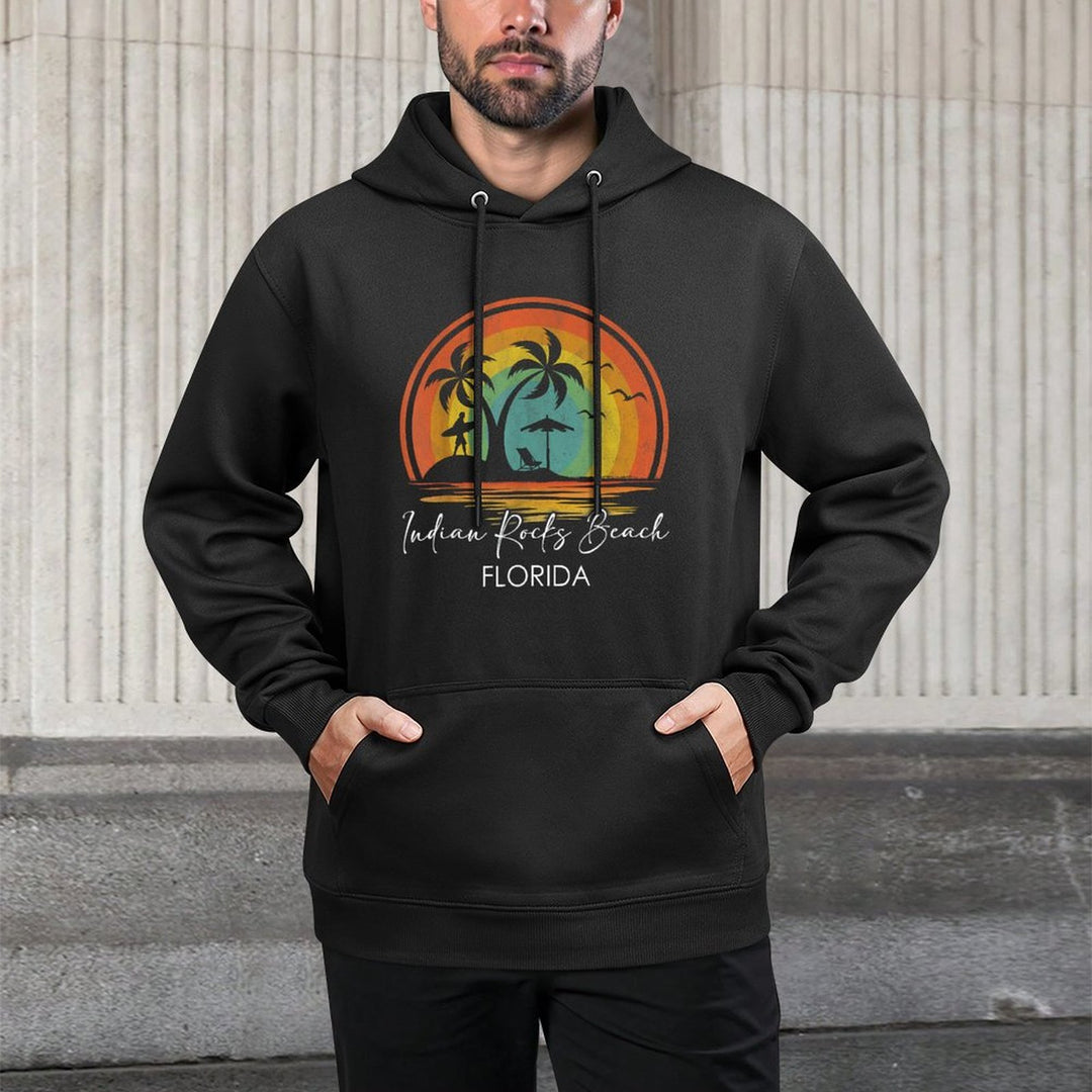 Indian Rocks Beach Florida Summer Vacation Tropical Sunset Colorfast Hoodie