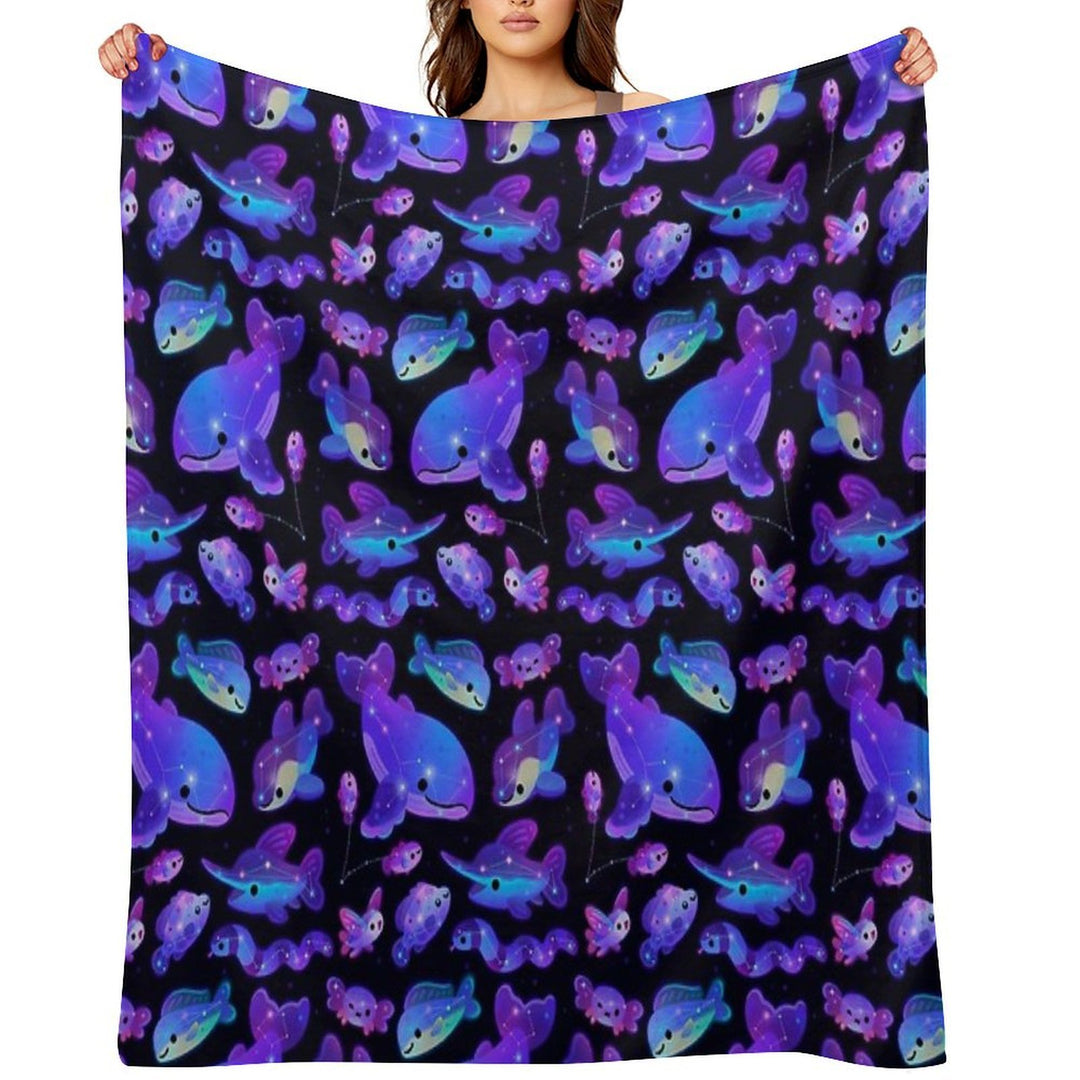 Ocean Constellations Premium Throw Blanket