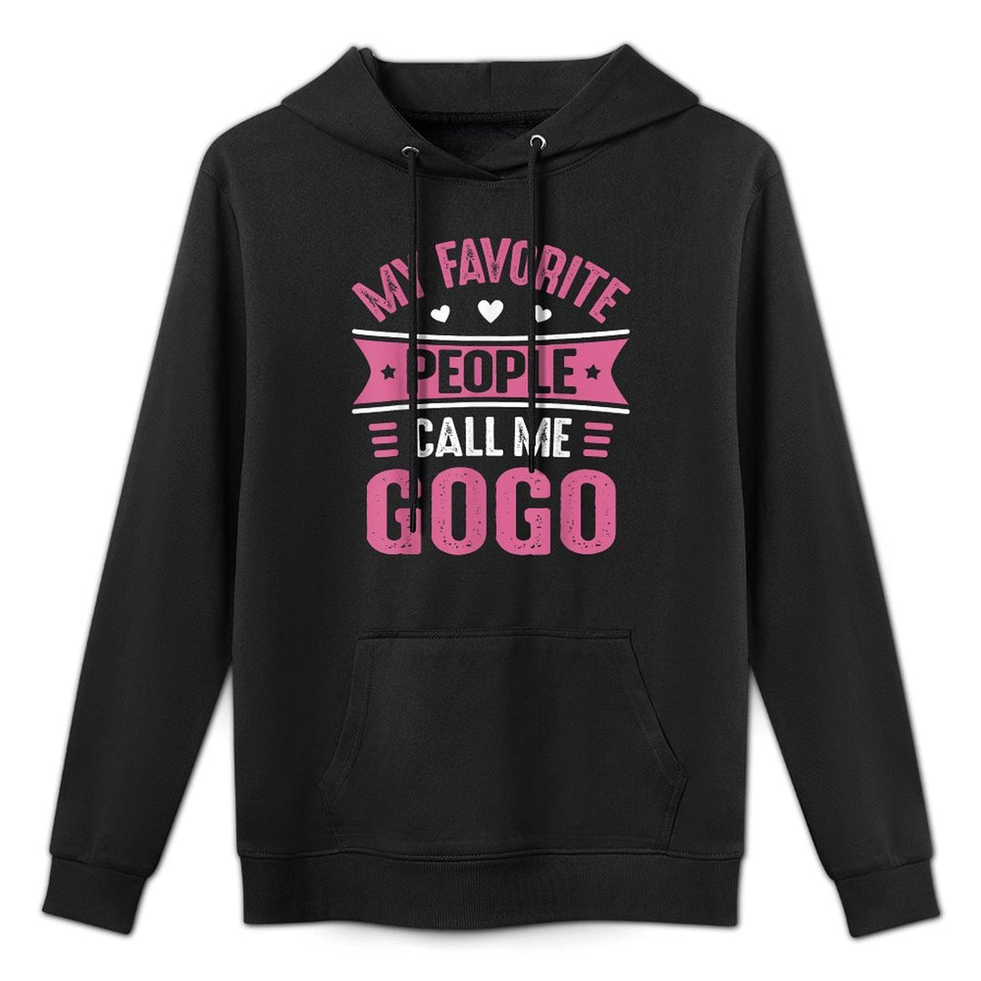 Gogo for Women My Favorite People Call Me Gogo Pilling-Resistant Hoodie