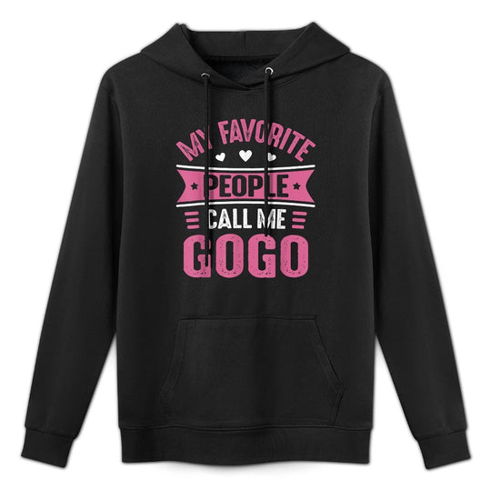 Gogo for Women My Favorite People Call Me Gogo Pilling-Resistant Hoodie