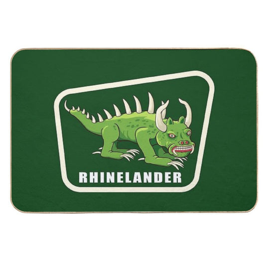 Hodag Green Terror of The Northwoods  Easy Maintenance Bath Mat