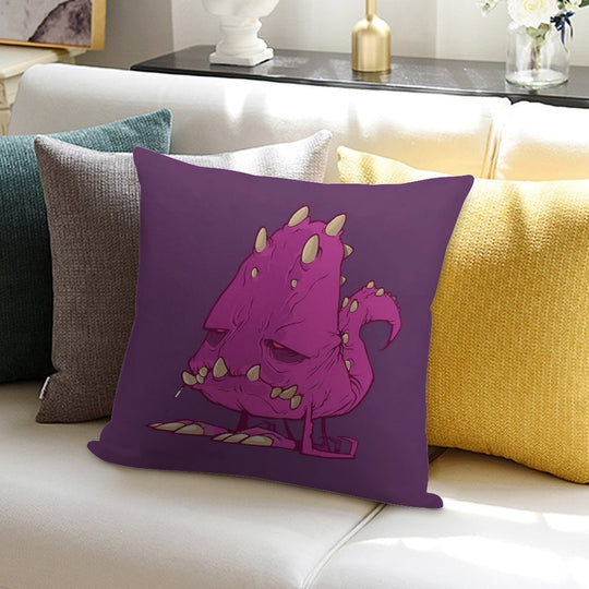Monster-vector Soft Multiple Sizes Throw Pillow