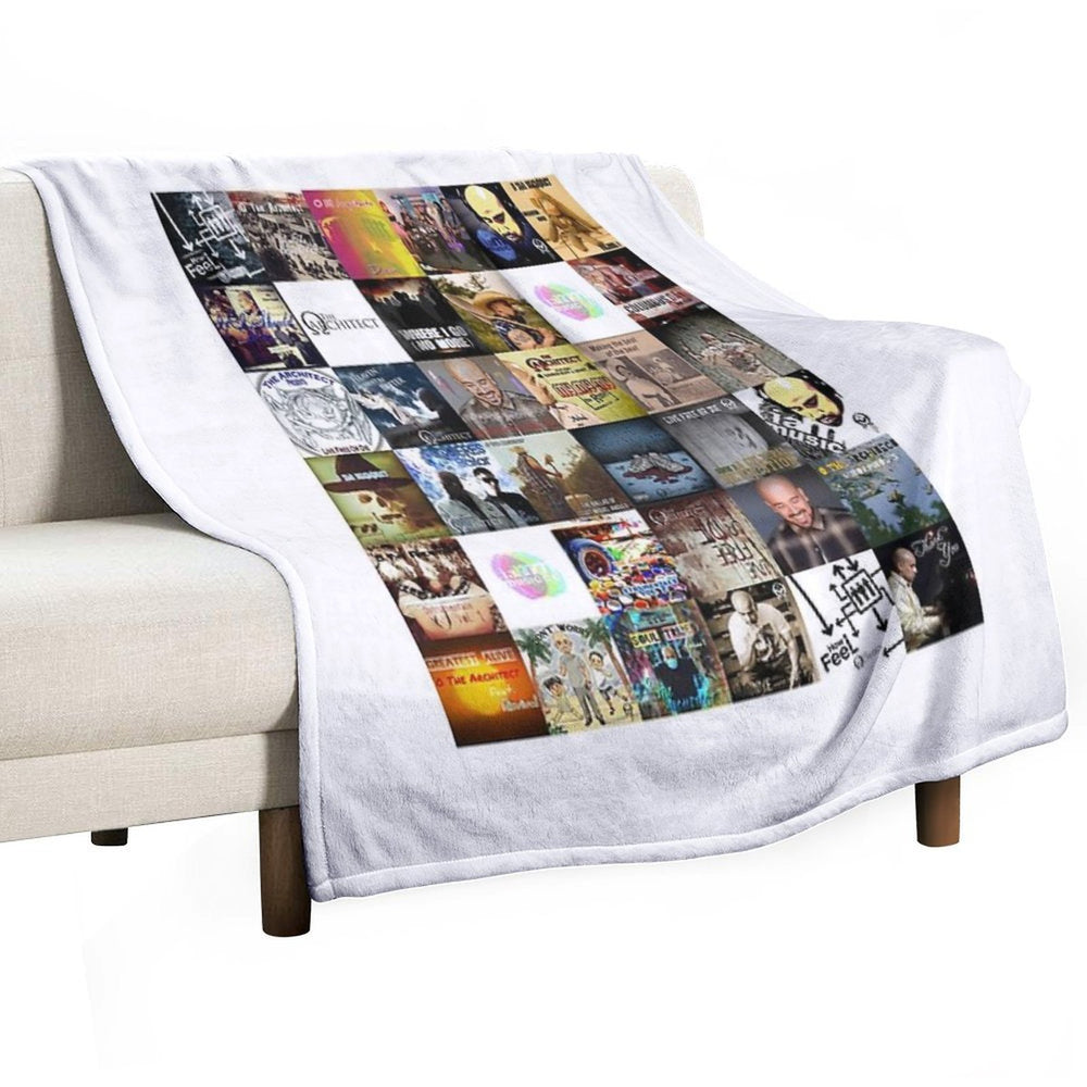 I Am Music Collage All-season Throw Blanket