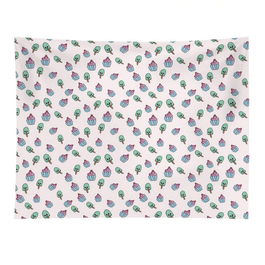 Sweet Smiles – Ice Cream Pattern Tapestry