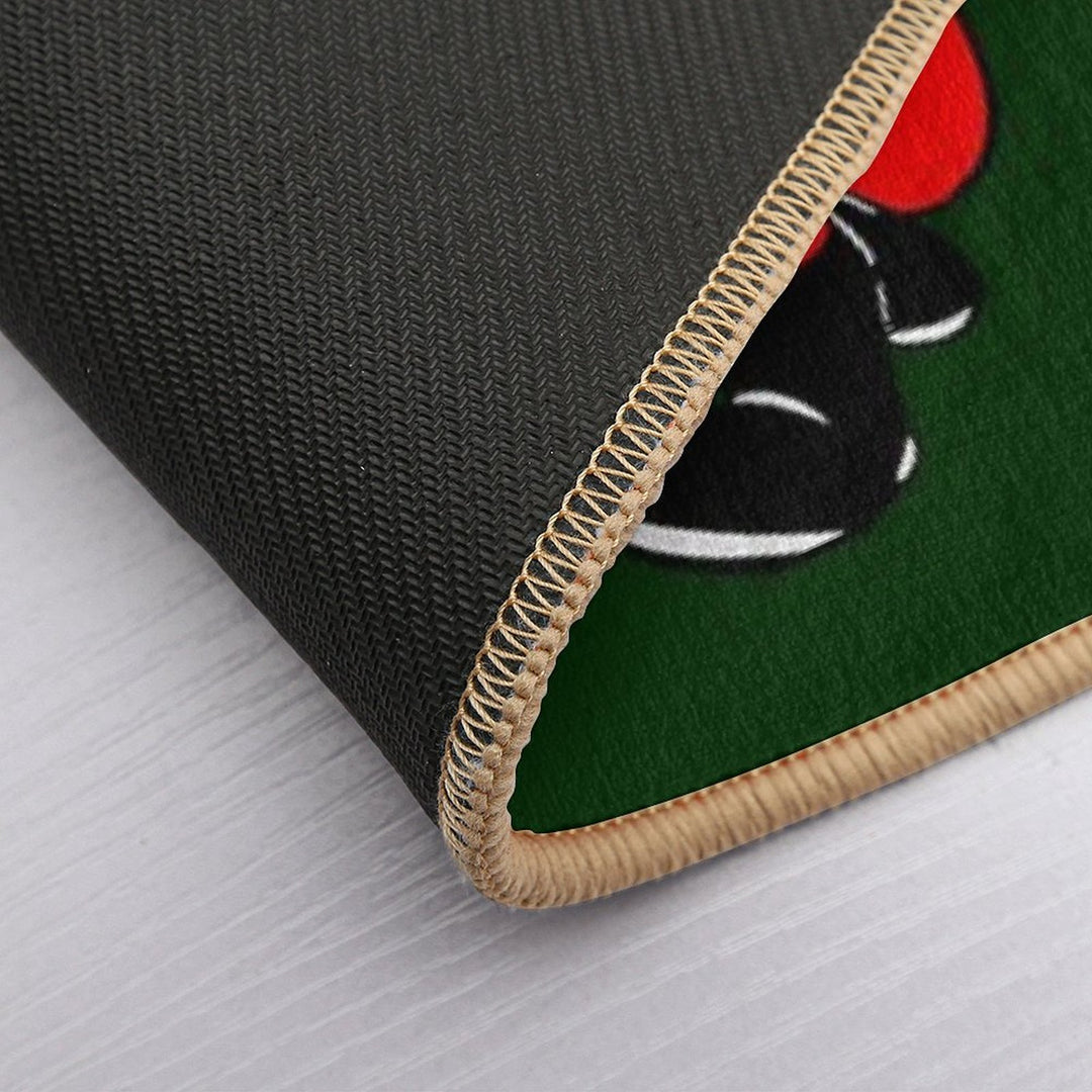 Black Santa Mrs Claus  Toxin-Free Bath Mat