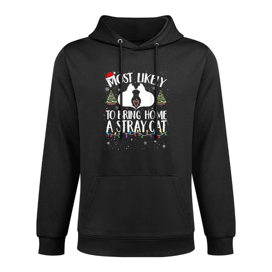 Most Likely To Bring Home A Stray Cat Matching Family Versatile Streetwear Hoodie