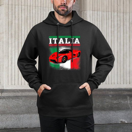 Fun Italian Exotic &#34;Supercar&#34; For Men, Women , And Children. Colorfast Hoodie