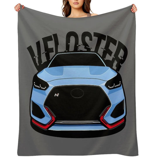 Hyundai Veloster N Comfort Throw Blanket