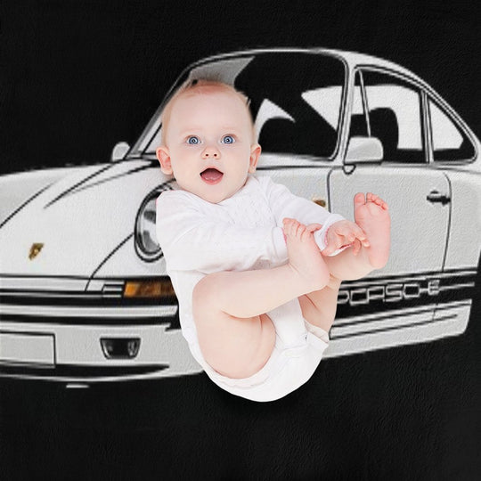 Cool Classic Porsche 911 Versatility Throw Blanket