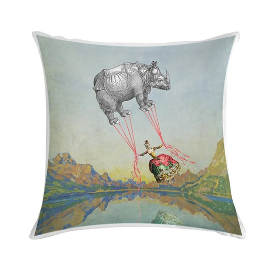 Aloft Soft Reinforced Edging Throw Pillow