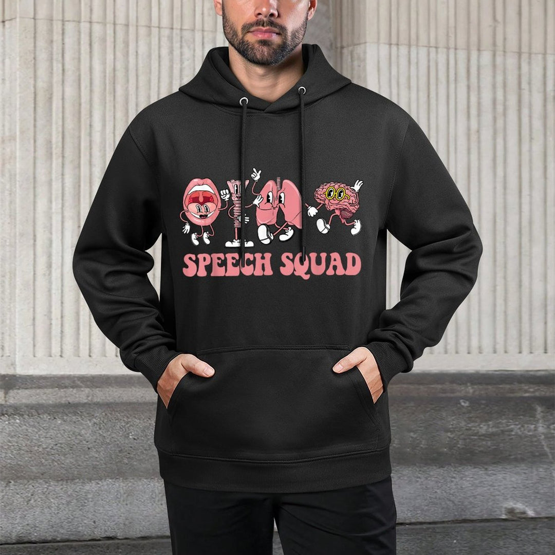 Speech Language Pathologist SLP Speech Squad Therapy Relaxed Fit Hoodie