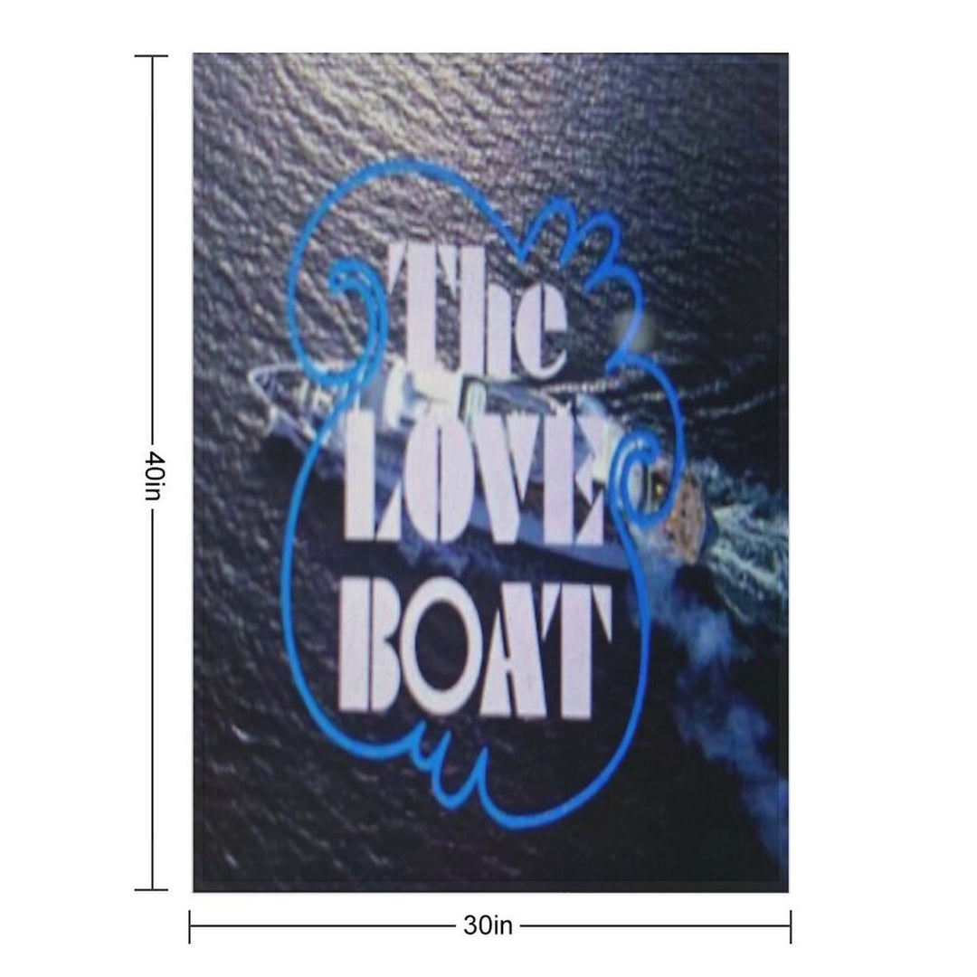 The Love Boat Anti-pilling Throw Blanket