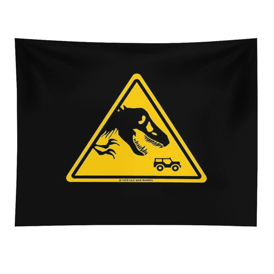 Jurassic Park Sign Tapestry