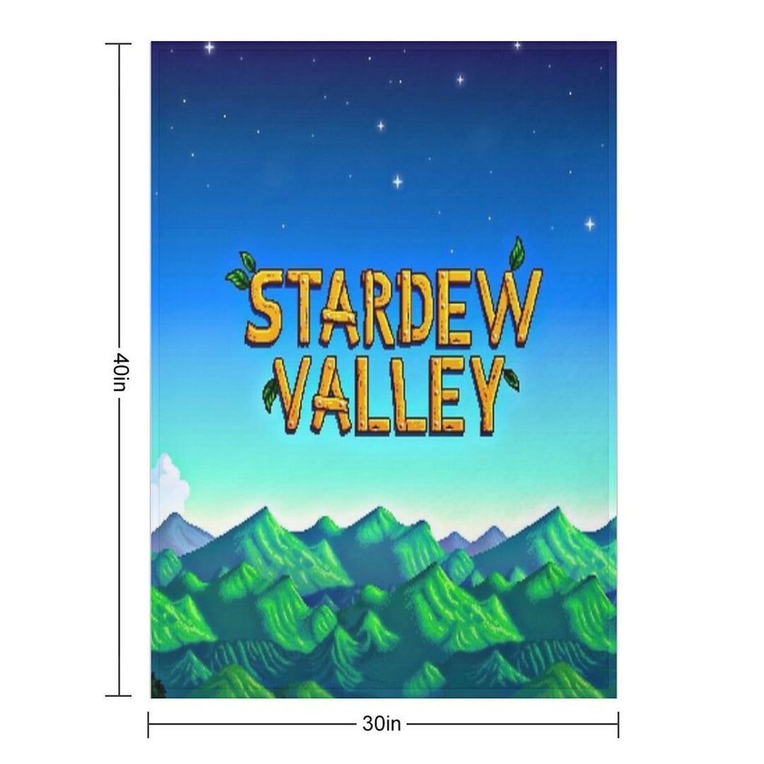 Stardew Valley Title Quick-dry Throw Blanket