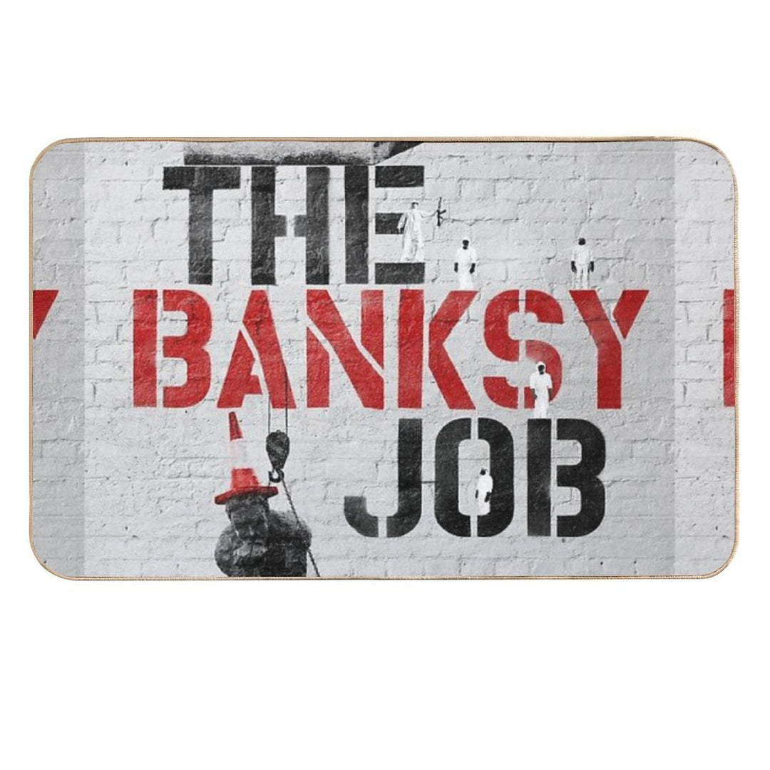 The Banksy Job Poster  Slip-Resistant Bath Mat