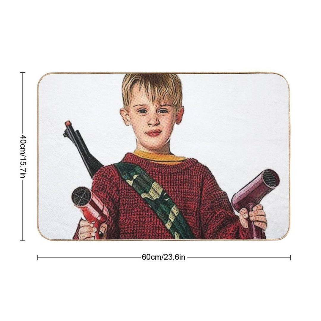 Kevin McCallister Home Alone Christmas Movie Durable Bath Mat