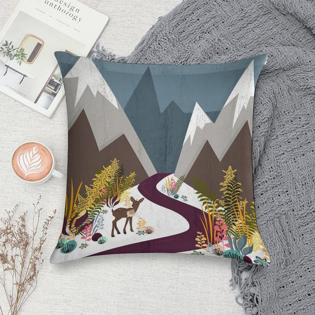 November Soft Anti-Pilling Throw Pillow