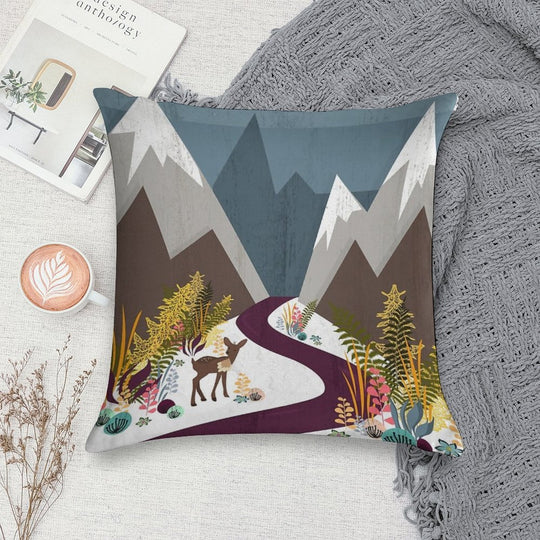 November Soft Anti-Pilling Throw Pillow