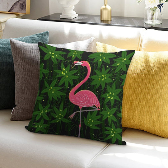 Flamingo Soft Gift Ready Throw Pillow