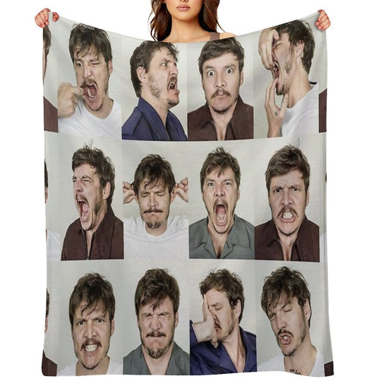 Pedro Pascal Eco-conscious Throw Blanket