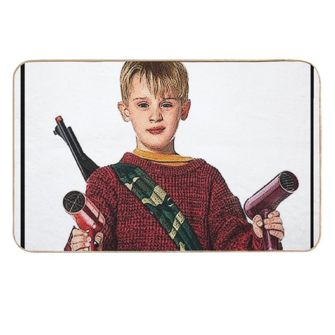 Kevin McCallister Home Alone Christmas Movie Durable Bath Mat