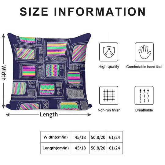 Inteference Soft Anti-Pilling Throw Pillow