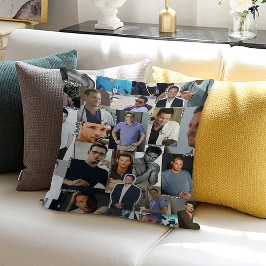 Alex Karev Collage Soft Gift Ready Throw Pillow