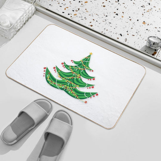 Christmas Tree  Slip-Resistant Bath Mat