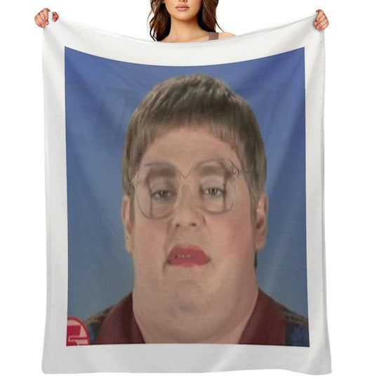 Tim And Eric News Wrinkle-free Throw Blanket