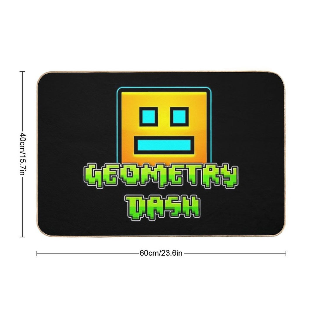 Geometry Dash  Easy Maintenance Bath Mat