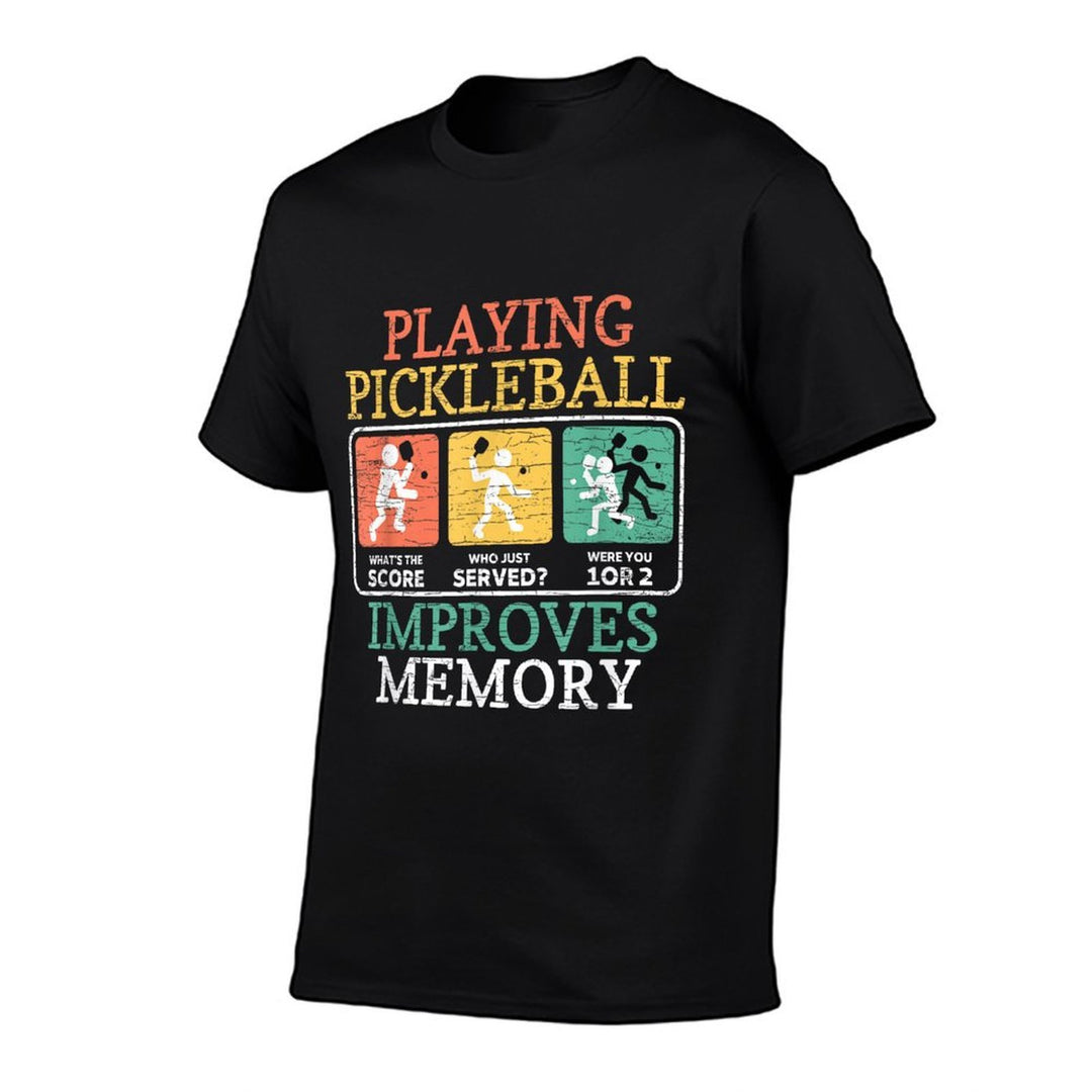Playing Pickleball Improves Memory Pickleball  Slim-fit Cut T-Shirt