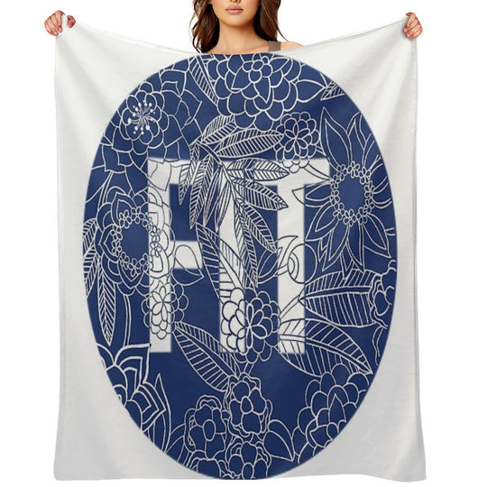 FIT Blooms Sustainable Throw Blanket