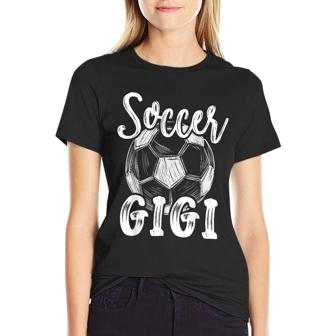 Soccer Gigi Women Family Matching Team Player Soccer Ball  Odor-resistant T-Shirt