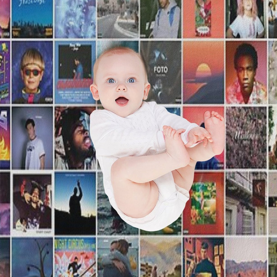 Some Really Good Albums Machine-washable Throw Blanket