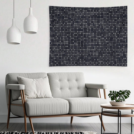 Binary Matrix Code Tapestry