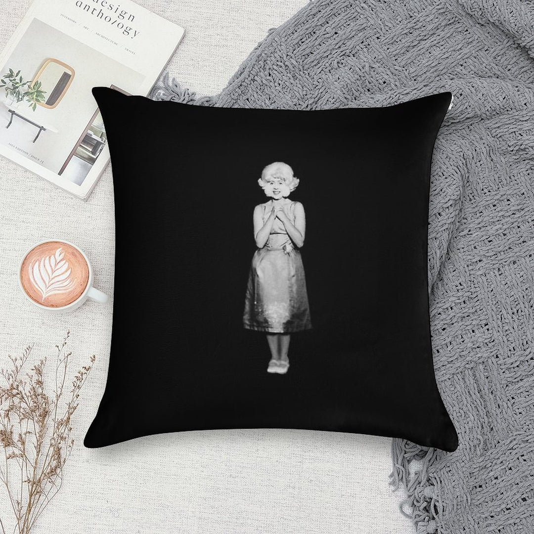 Lady in The Radiator Soft Multiple Sizes Throw Pillow