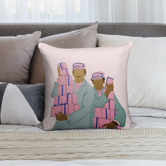 Zero And Gustave Soft Hidden Zipper Throw Pillow