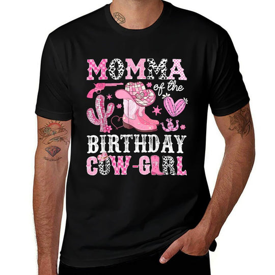 Momma Of The Birthday Cow-Girl Rodeo Cowgirl Bday  Breathable T-Shirt